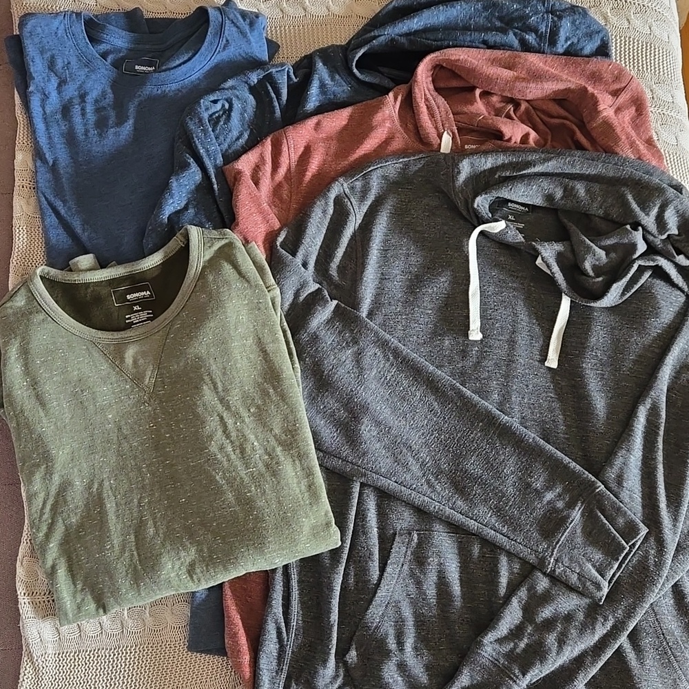 Sonoma Hoodies, Crewneck & Tee - Bundle of 5